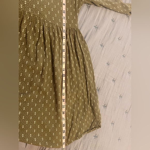 BP. green floral mini dress - Picture 8 of 8